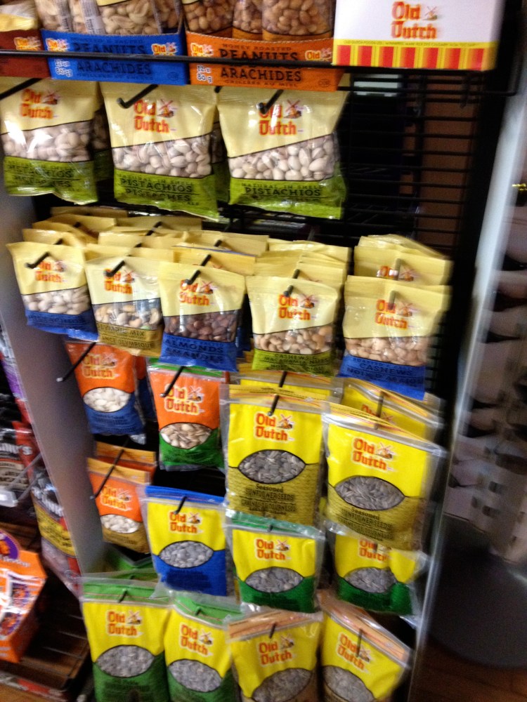 Old Dutch snack display in Alberta. © Janis Thiessen, University of Winnipeg, ja.thiessen@uwinnipeg.ca.